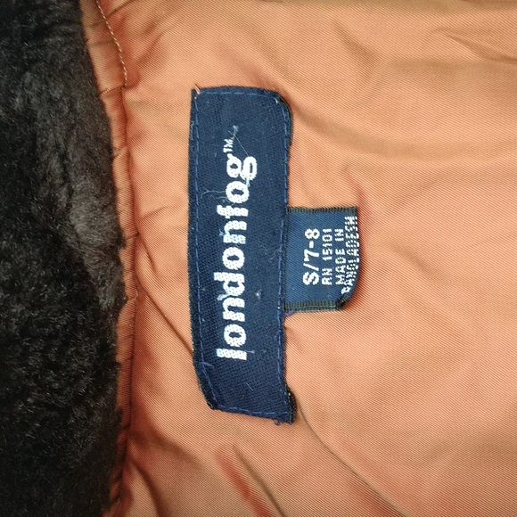 London Fog copper colored winter coat. Size S (7-8) - Picture 5 of 9
